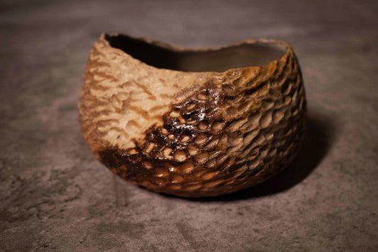 Wood firing plant container - Mi Spacium Design Studio - Ceramic