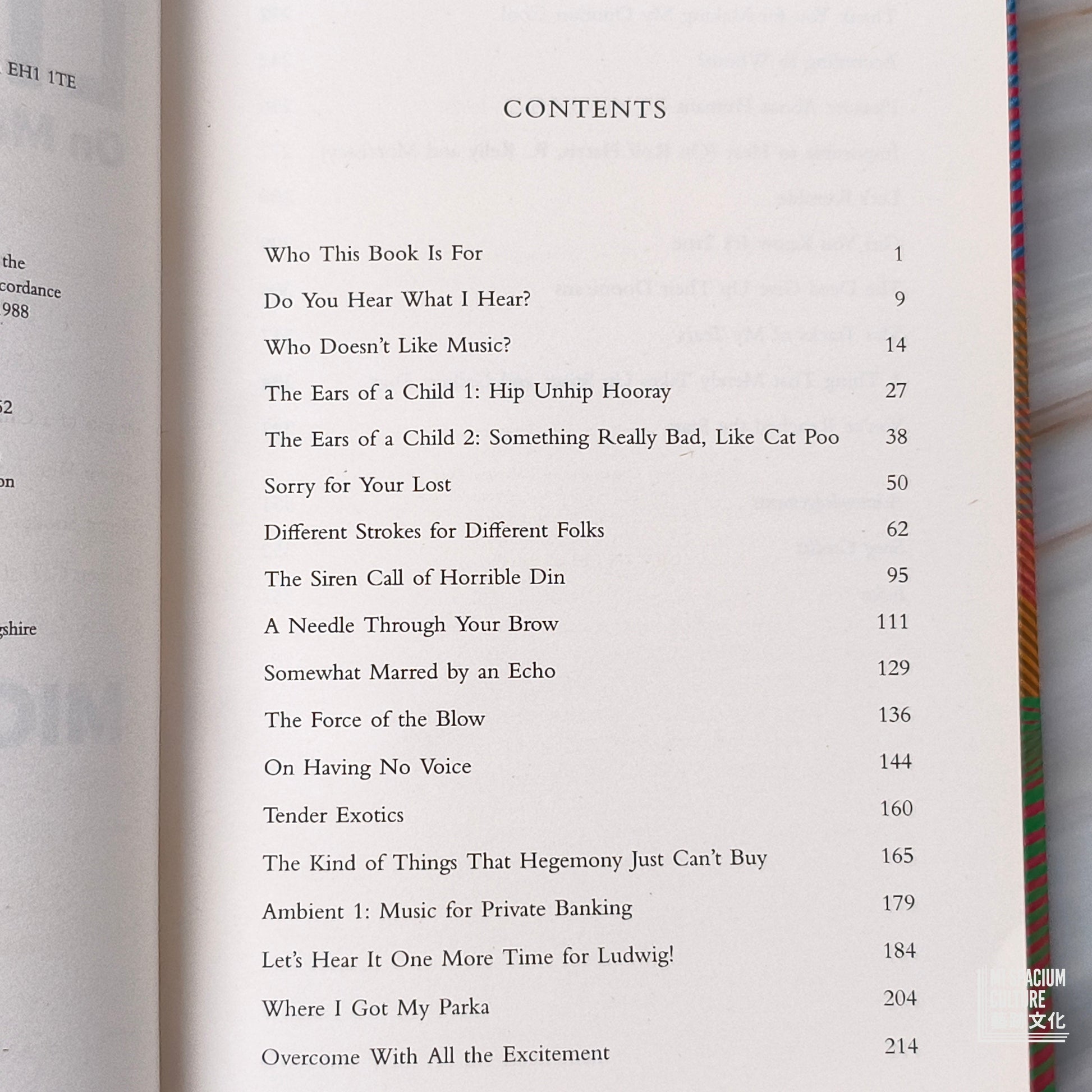 【新書】Listen: On Music, Sound and Us - Mi Spacium Culture 藝跡文化 - Books