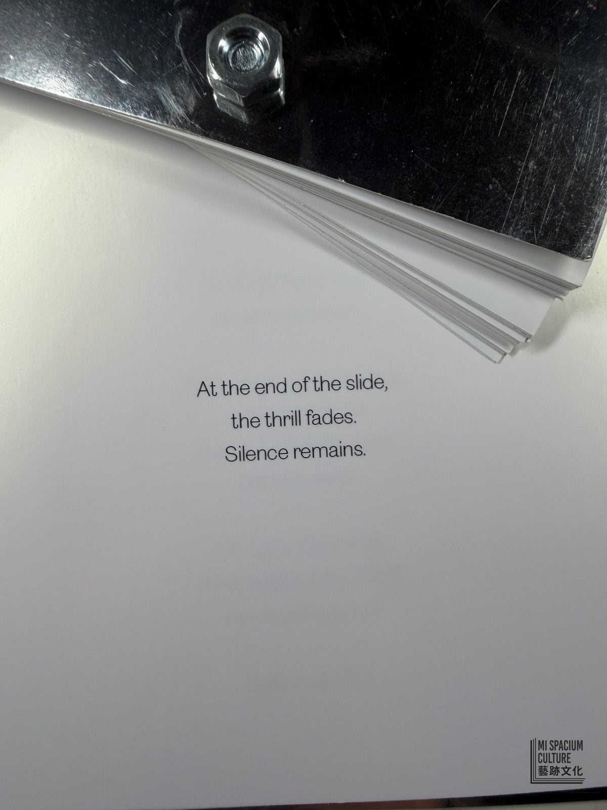 【Zine】滑梯盡頭 - Mi Spacium Culture 藝跡文化 - Books