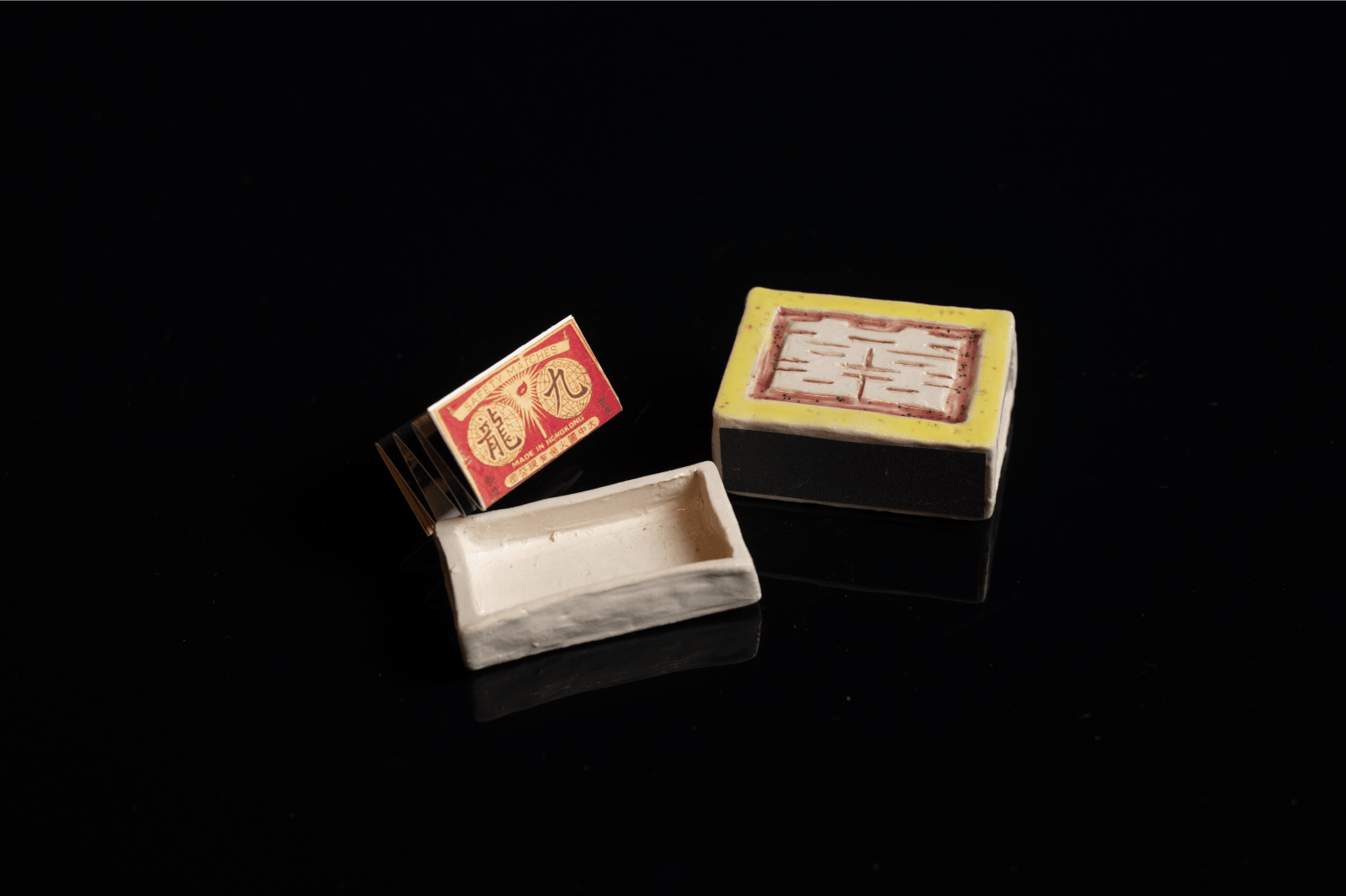 【Zine】陶瓷紅雙喜火柴盒 Double Happinesss Ceramics Matchbox - Mi Spacium Culture 藝跡文化 - 