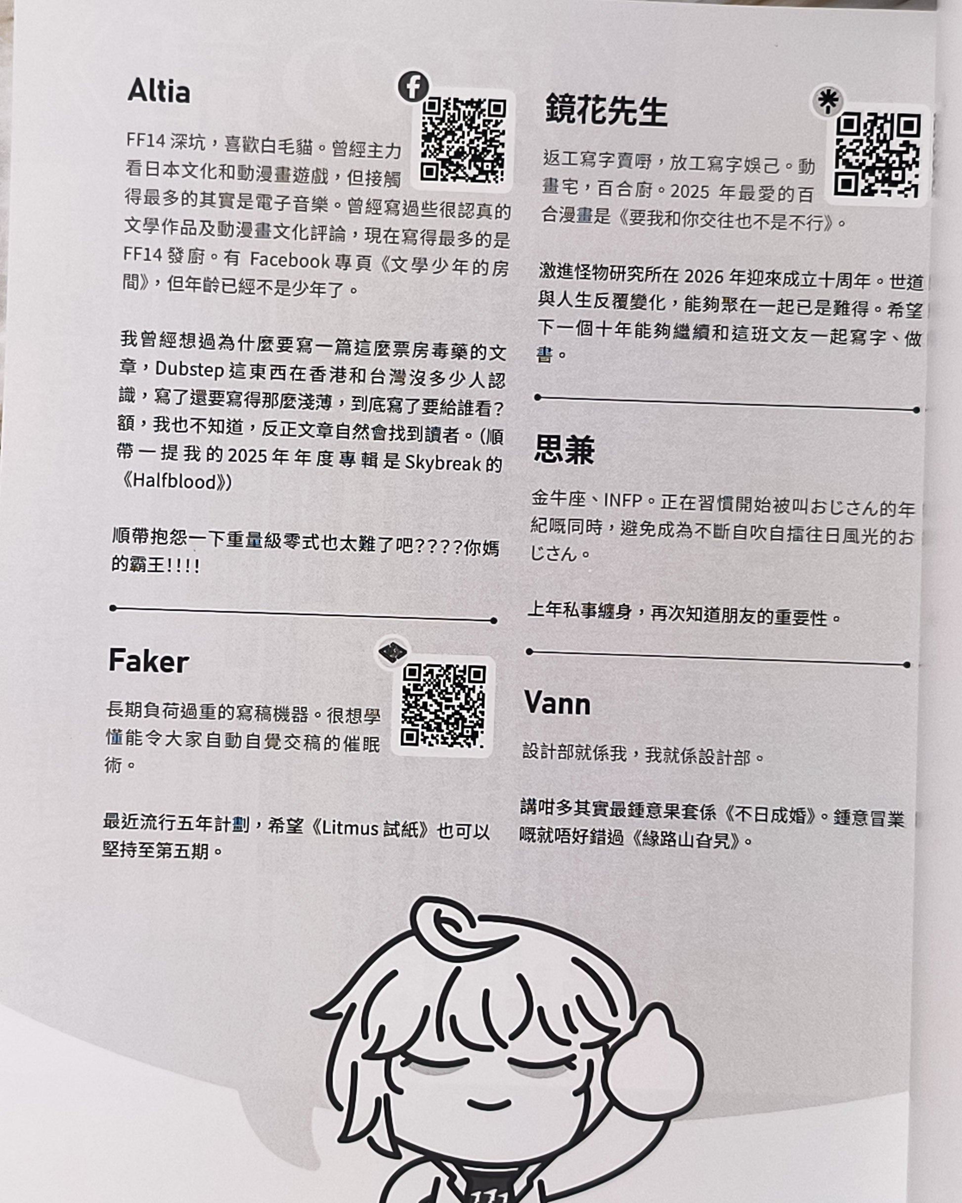 【Zine】Litmus 試紙 002 - Mi Spacium Culture 藝跡文化 - Books