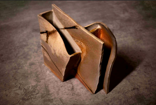 Wood firing vase - Mi Spacium Design Studio - Ceramic
